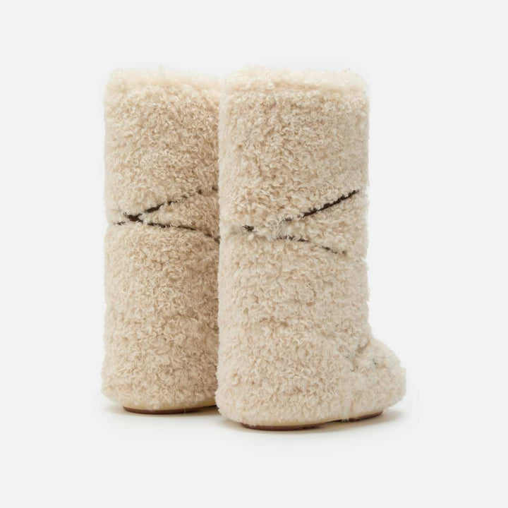 Moon Boots Icon Curly Extra Ecru