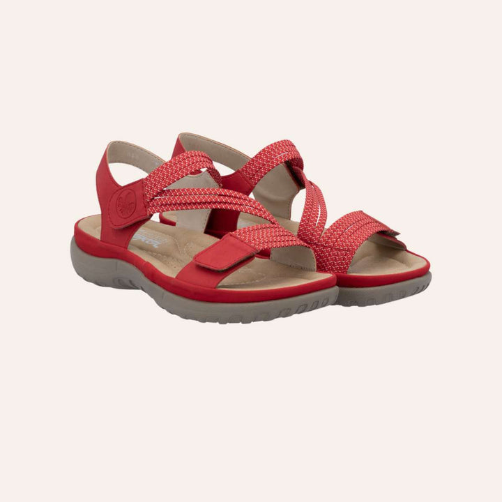 Rieker Sandal Rød W