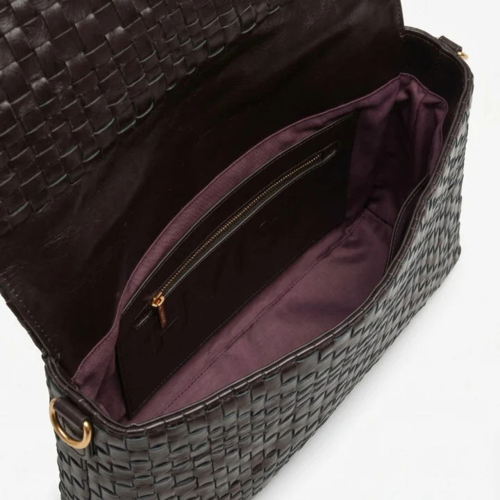 HVISK Arlene Braided Raw Structure Umber Brown