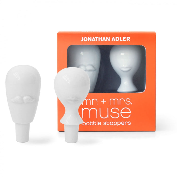 Jonathan Adler Mr. & Mrs. Muse Bottle Stopper Set