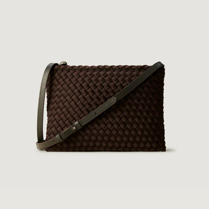 Naghedi Soho Medium Envelope Chocolate