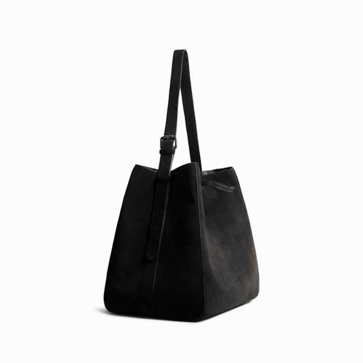 Jim Rickey Sac Large Suede Ebony