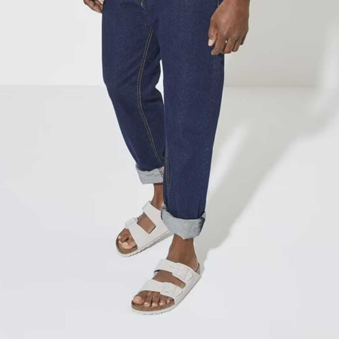 Birkenstock Arizona Modern Suede Antique White M
