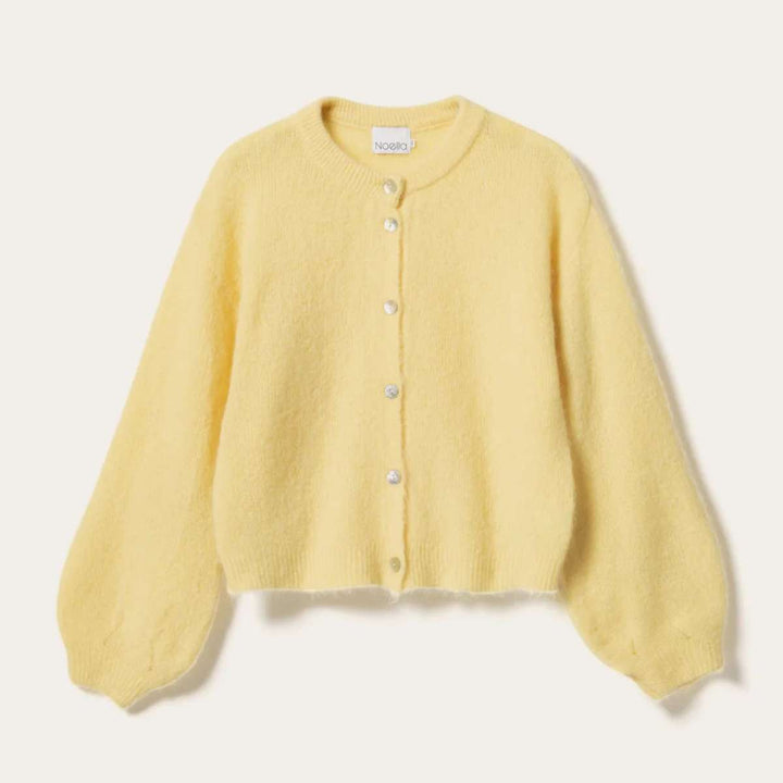 Noella Kae Knit Cardigan Light Yellow