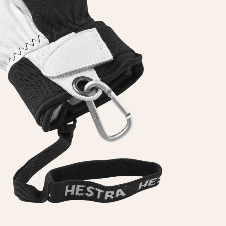 Hestra Army Leather Patrol Mitt Svart/Hvit W