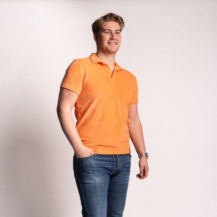 Monel Marius Terry Polo Orange