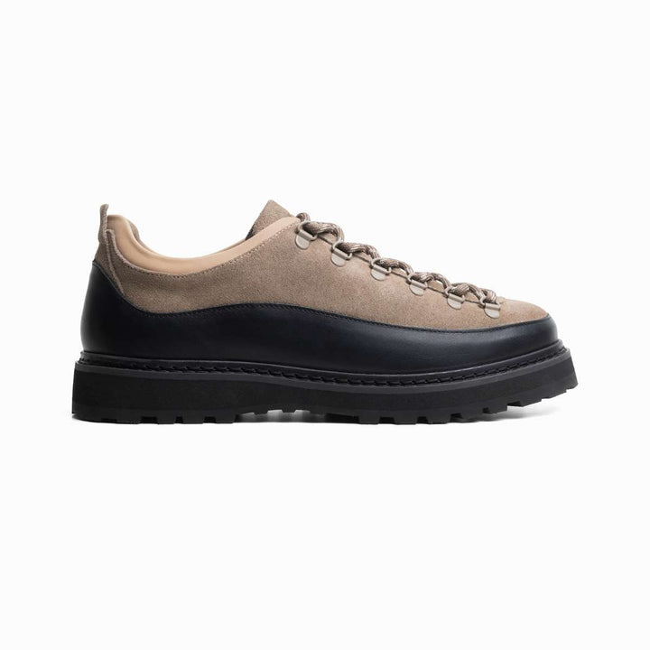 MONO Allo Cap Leather/Suede Taupe Black M