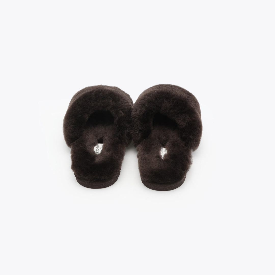 Roberto Rosso Cabina Slipper Dark Brown