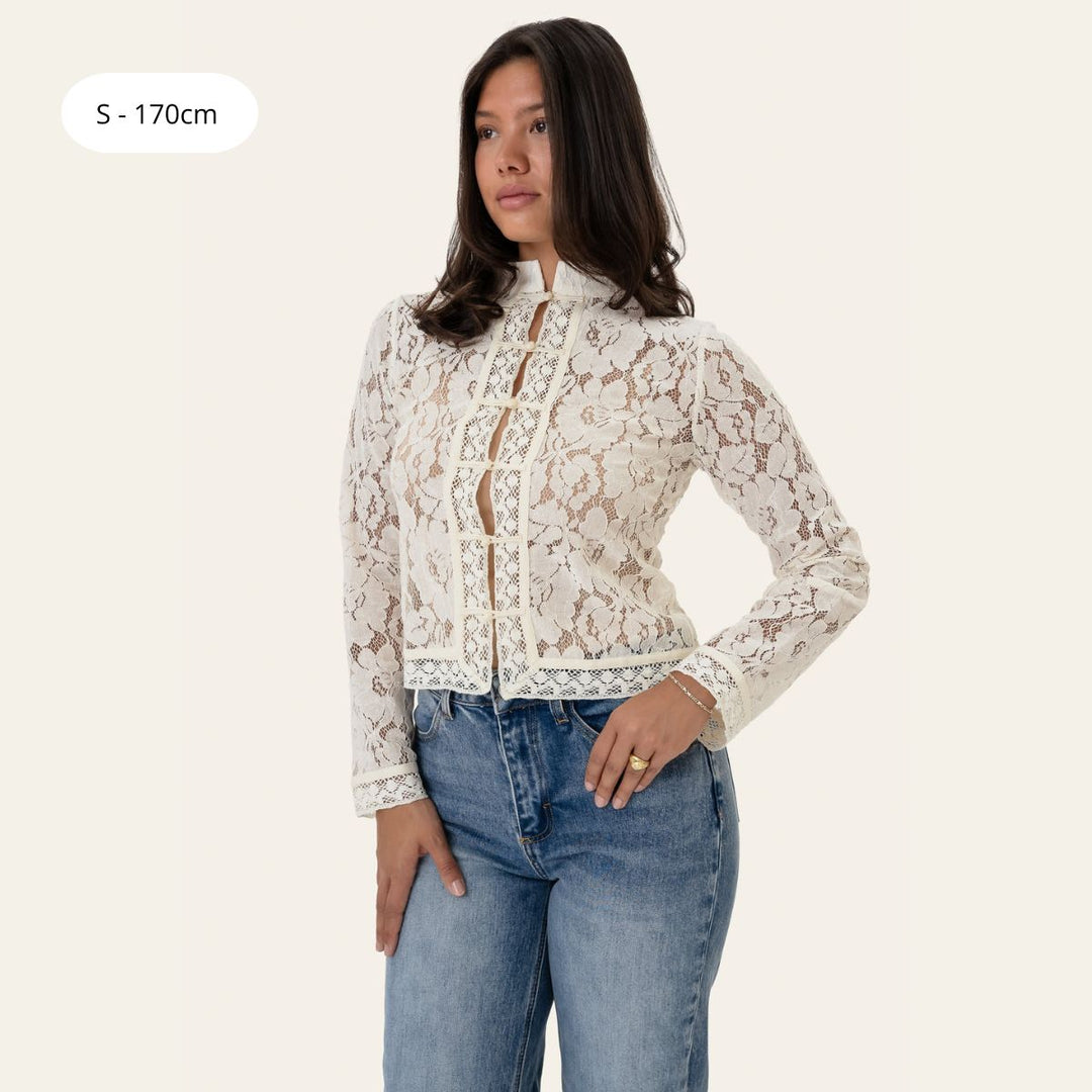 BYIC LiljaIC Shirt Off White Lace