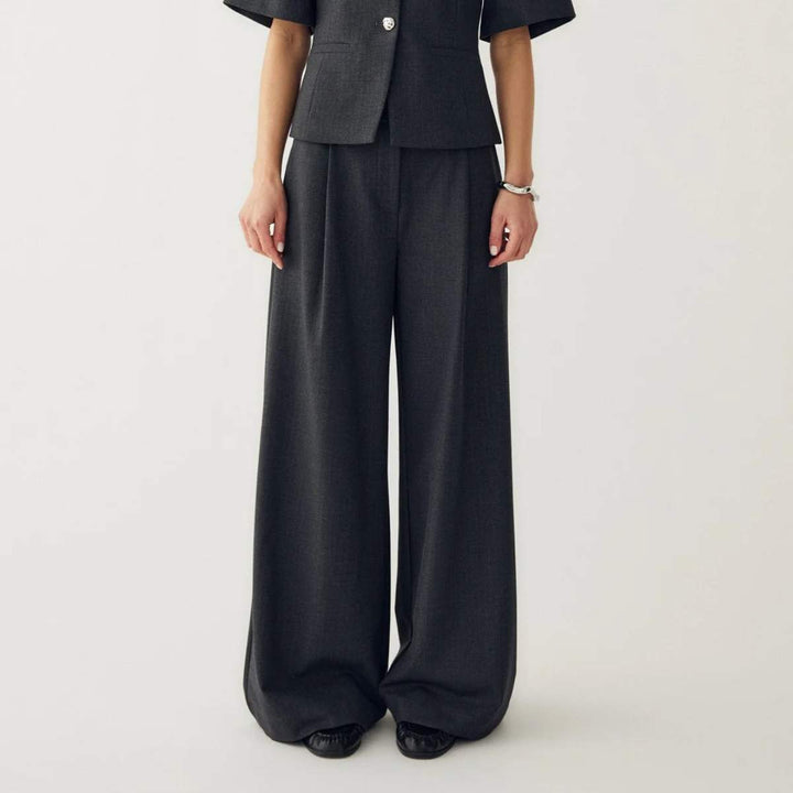 Noella Kazia Pants Grey Herringbone