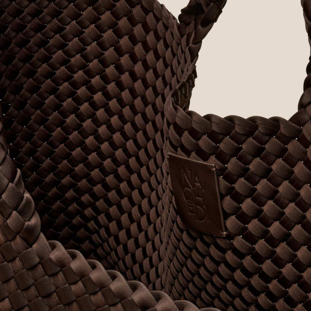 Naghedi St Barths Large Tote Chocolate