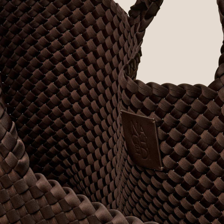 Naghedi St Barths Large Tote Chocolate