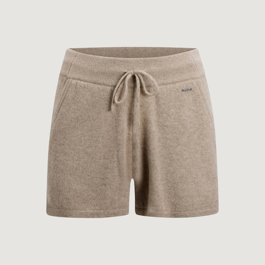Monel Jill Cashmere Shorts Stone Sand