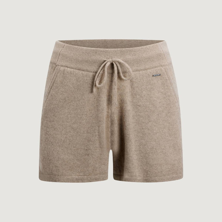 Monel Jill Cashmere Shorts Stone Sand