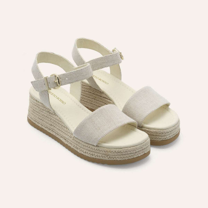 Roberto Rosso Lili Wedge Cream W