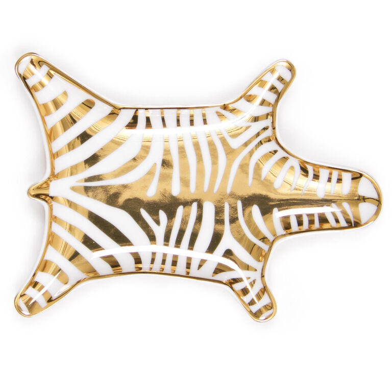 Jonathan Gold Zebra Stacking Dish