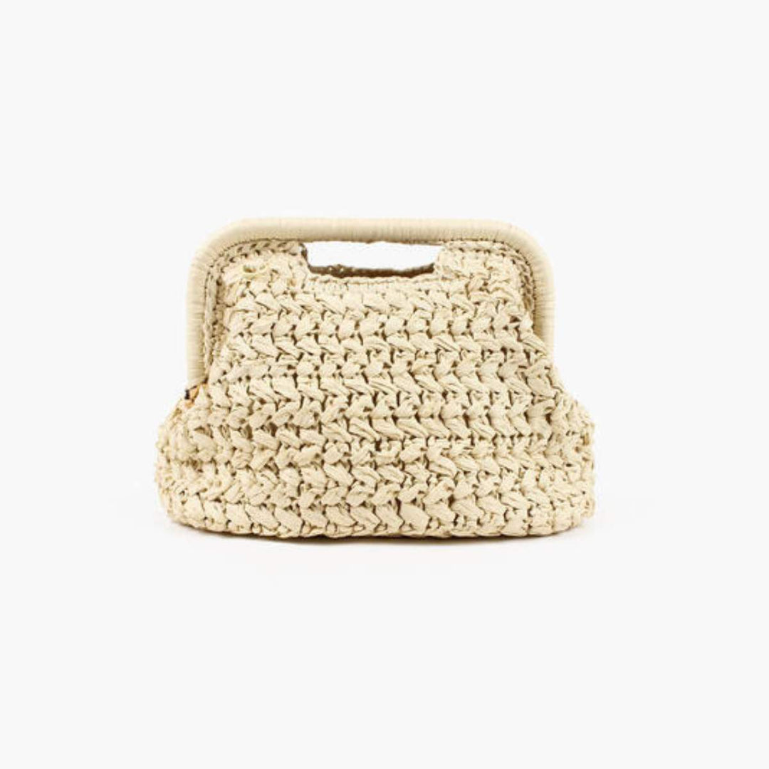 Nohr Emma Clutch Raffia Sand