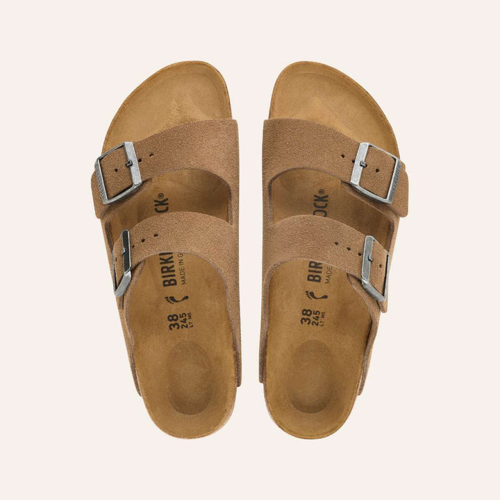 Birkenstock Arizona Suede Leather Dark Tea W