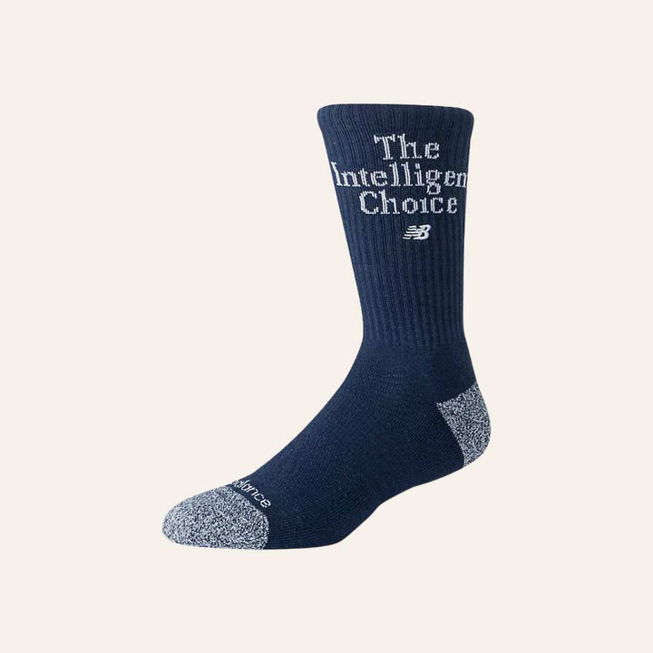 New Balance Graphic Crew Navy and White