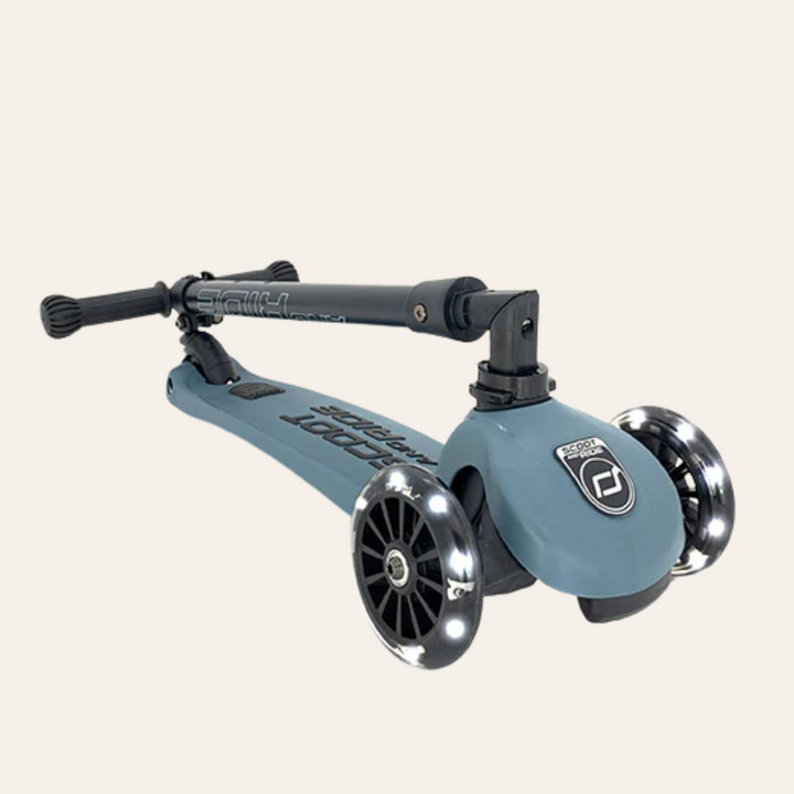 Sparkesykkel,Highwaykick 3 LED Steel Pus&Go Steel