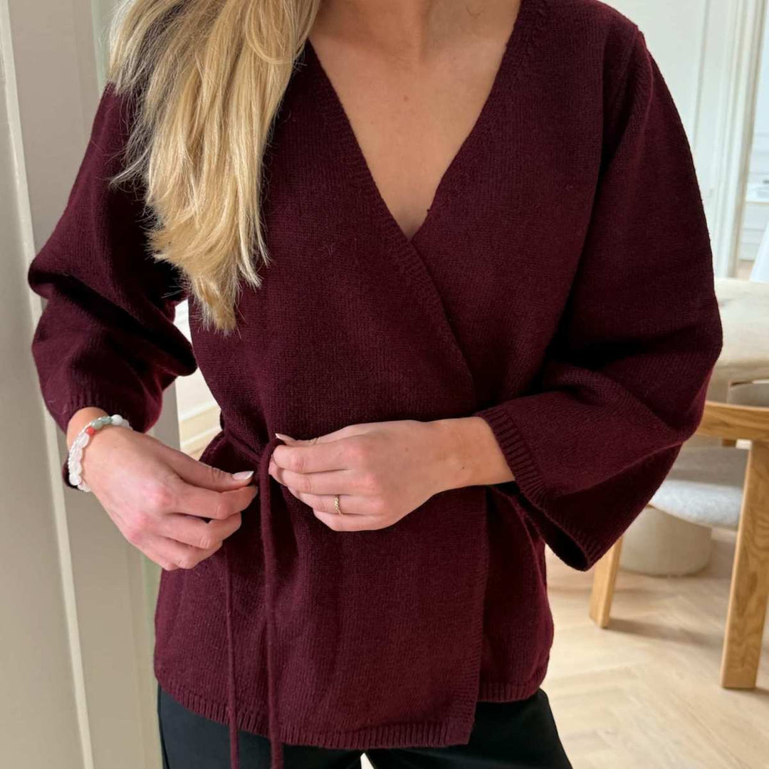 BYIC Anneic Cardigan Bordeaux