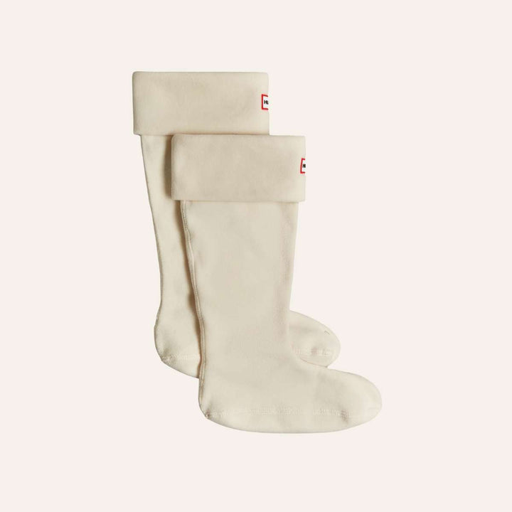 Hunter Fleece Tall Boot Sock White