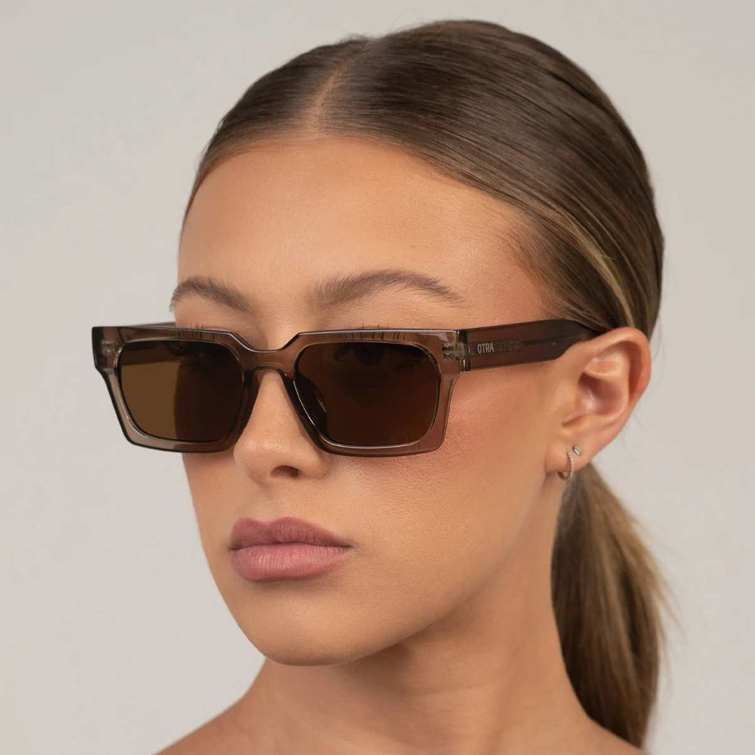 Otra Solbrille Roco Trans Olive/Brown