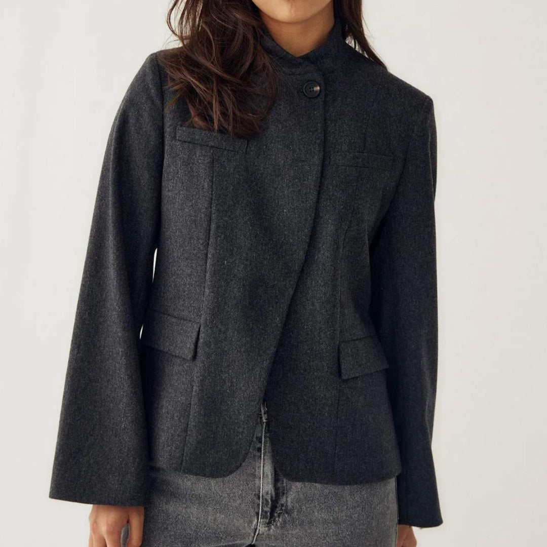 Noella N-Monique Blazer Dark Grey Melange