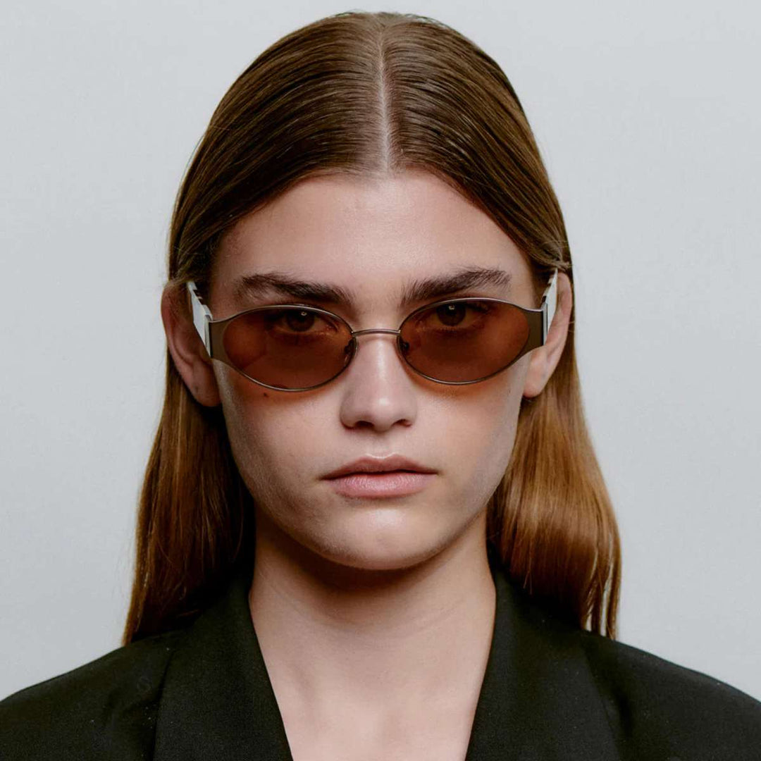 A. Kjærbede Bella Solbrille Matte Brown Cookie Dough
