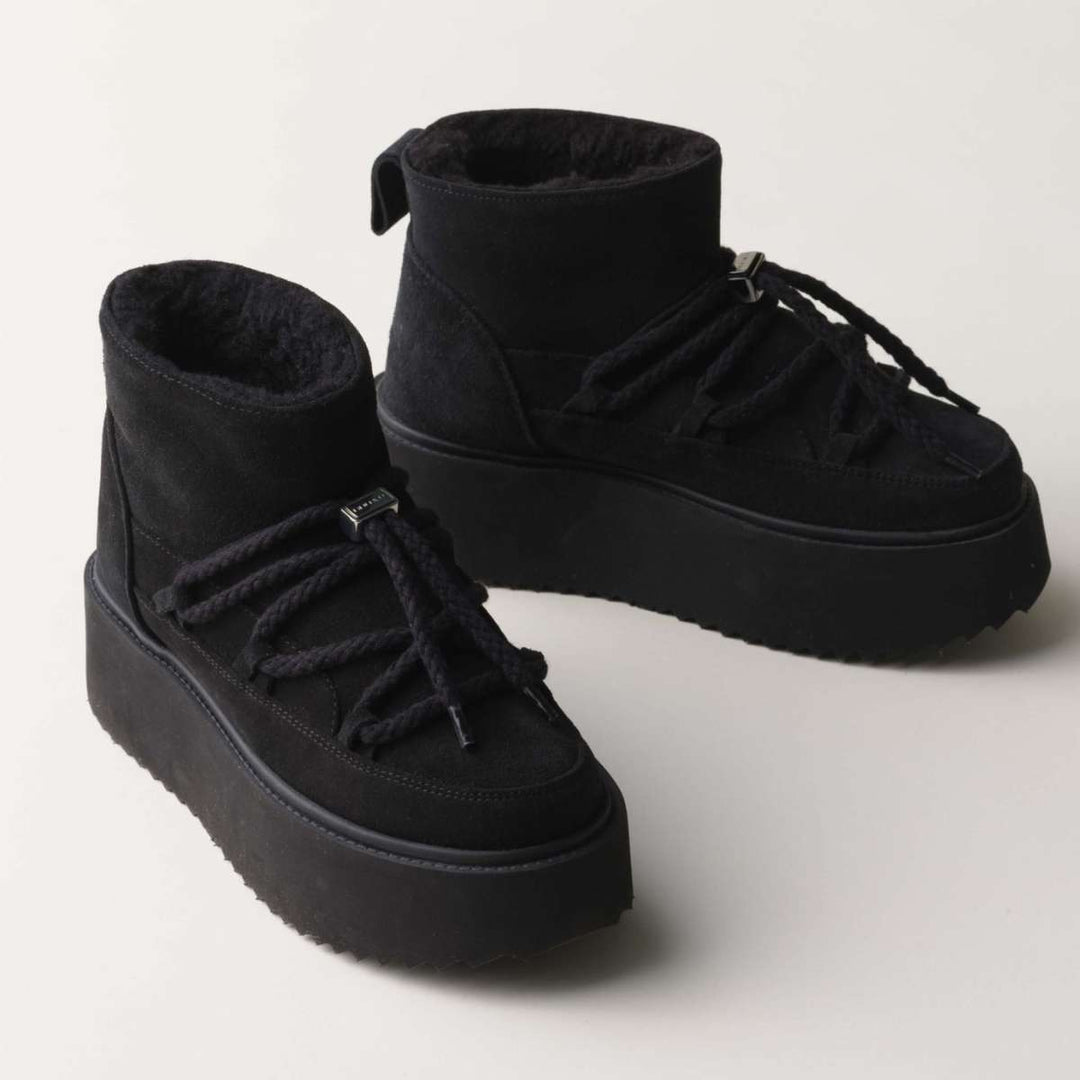 Inuikii Classic Low Platform Black W