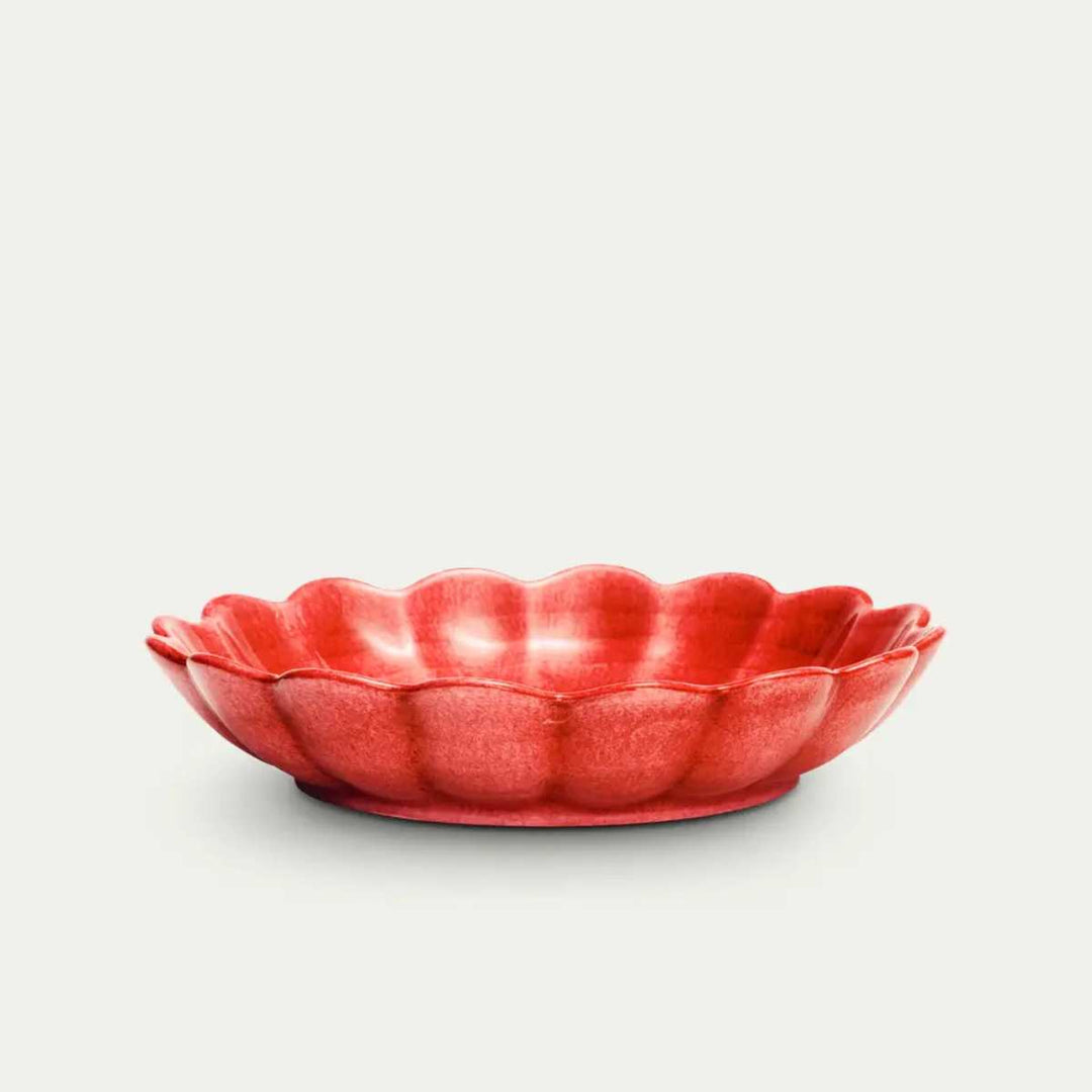 Mateus Oyster Bowl 24cm/90cl Red Painted