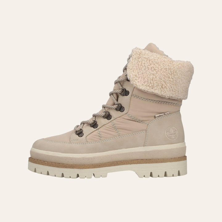 Rieker Vinterboots Cuddly Beige W