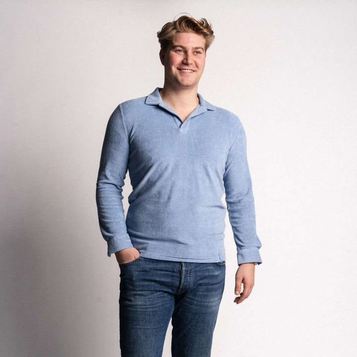 Monel Michael Longsleeve Terry Indigo Blue