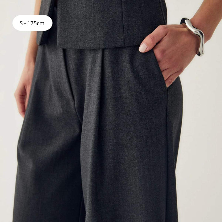Noella Kazia Pants Grey Herringbone