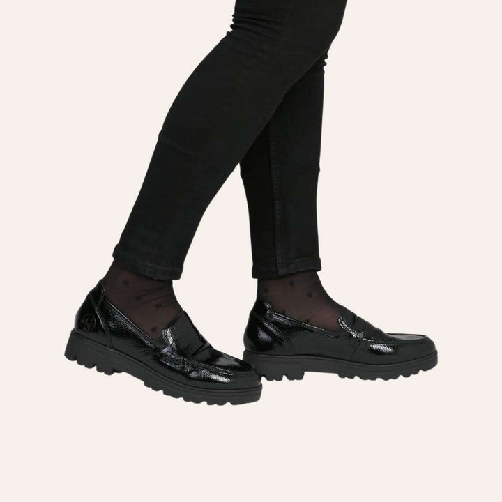 Rieker Mokasin Black W