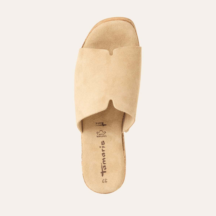 Tamaris Sandal Beige Suede W