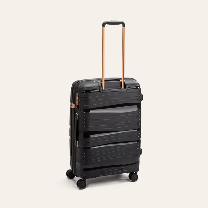 North Pioneer Koffert Medium 67cm Trolley 70L Black/Gold