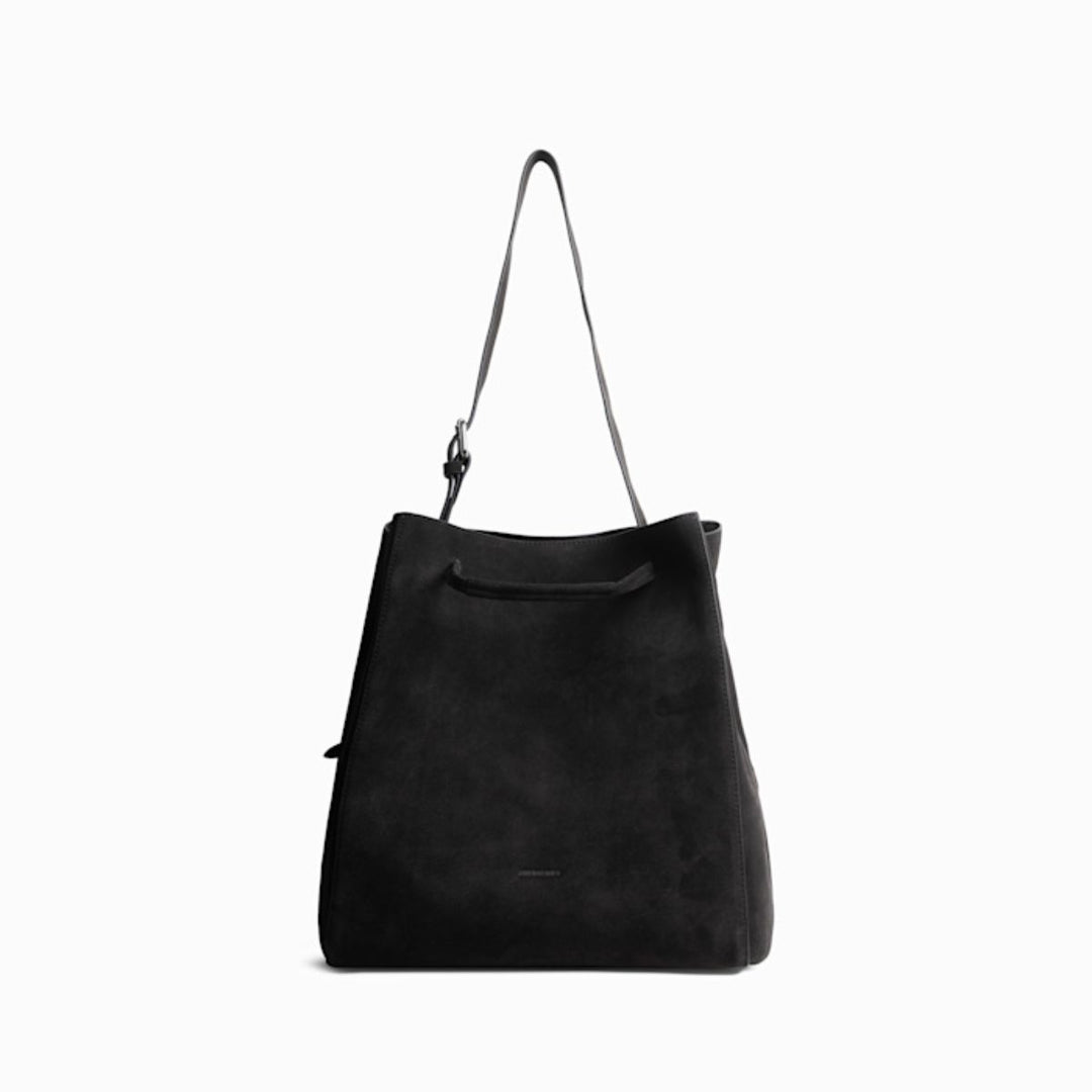 Jim Rickey Sac Large Suede Ebony