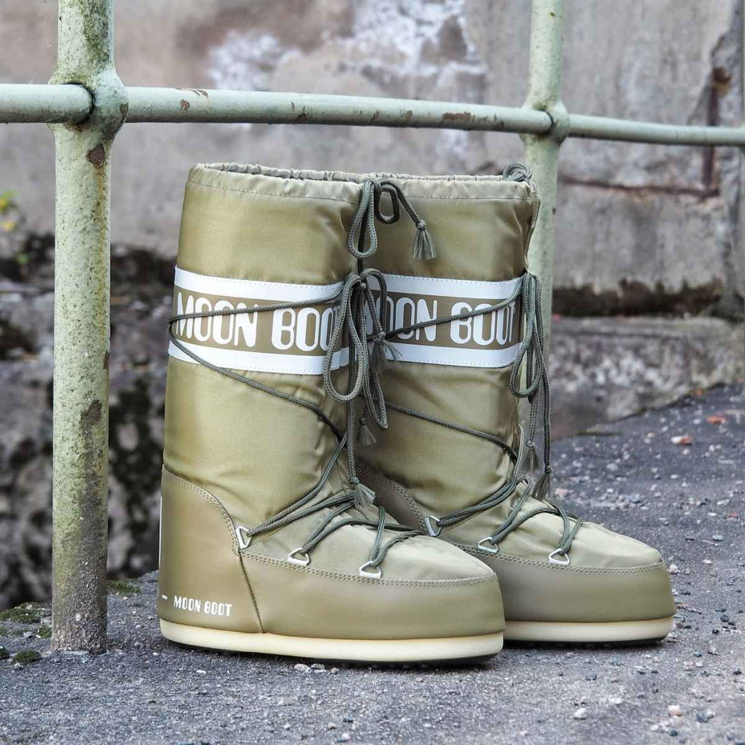 Moon Boot Icon Nylon Khaki W