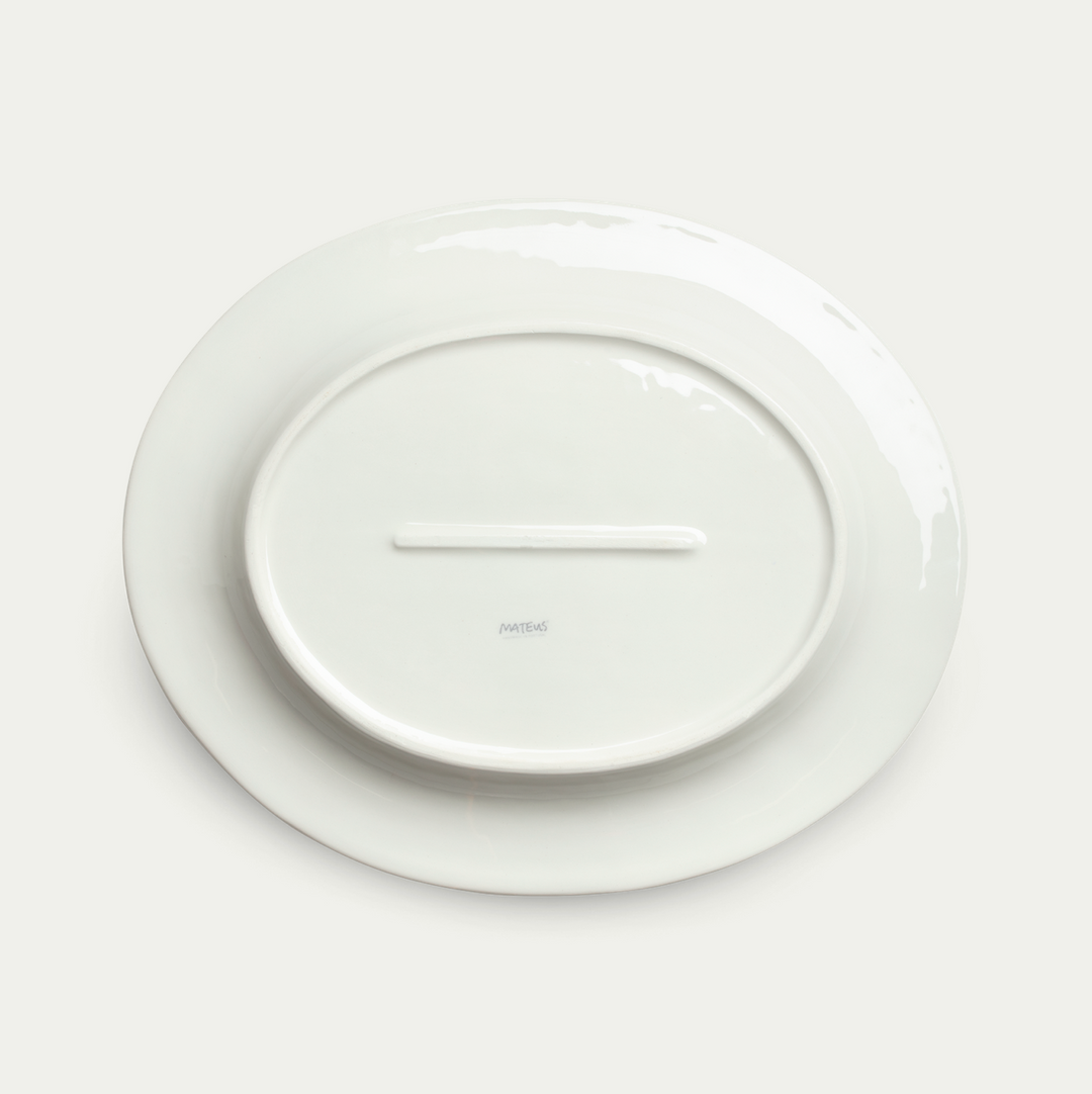 Mateus Bubbles Plate Grey 35x30cm