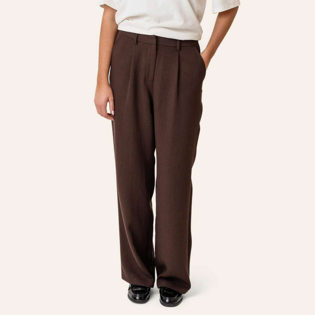 BYIC CelinaIC Pant Dark Brown Texture