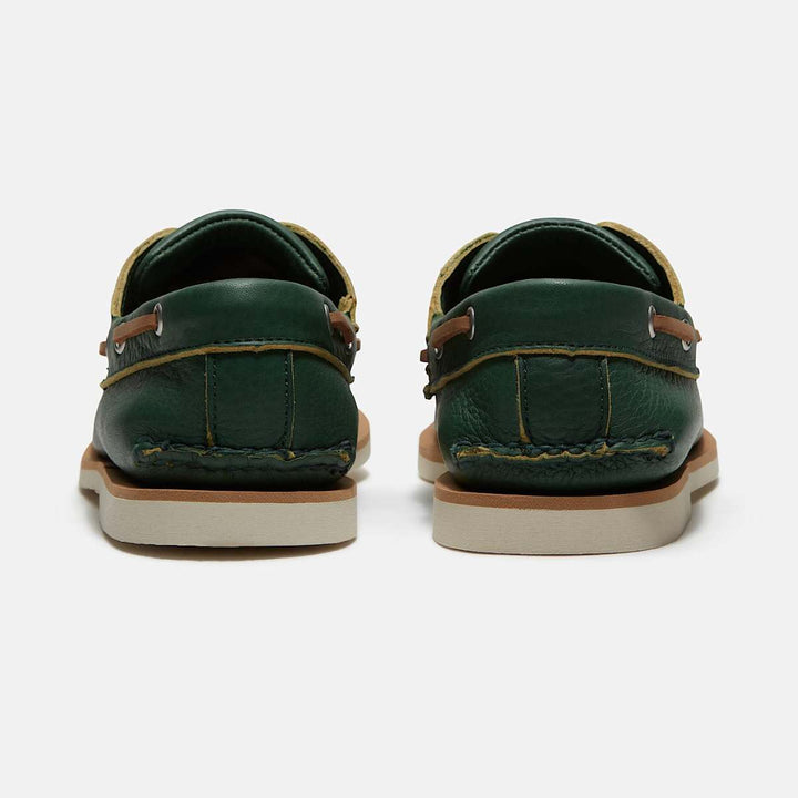 Timberland Classic Boat Shoe Medium Green Full Grain M