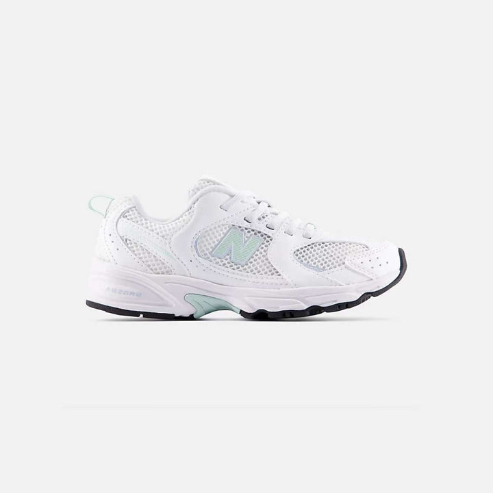New Balance P530 Kids White with Cosmic Jade