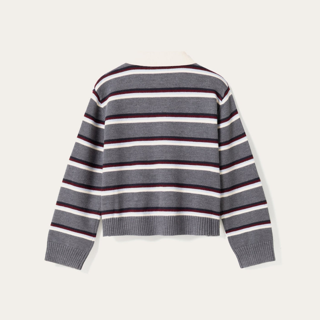 Noella Merryll Knit Delissa Grey Stripe