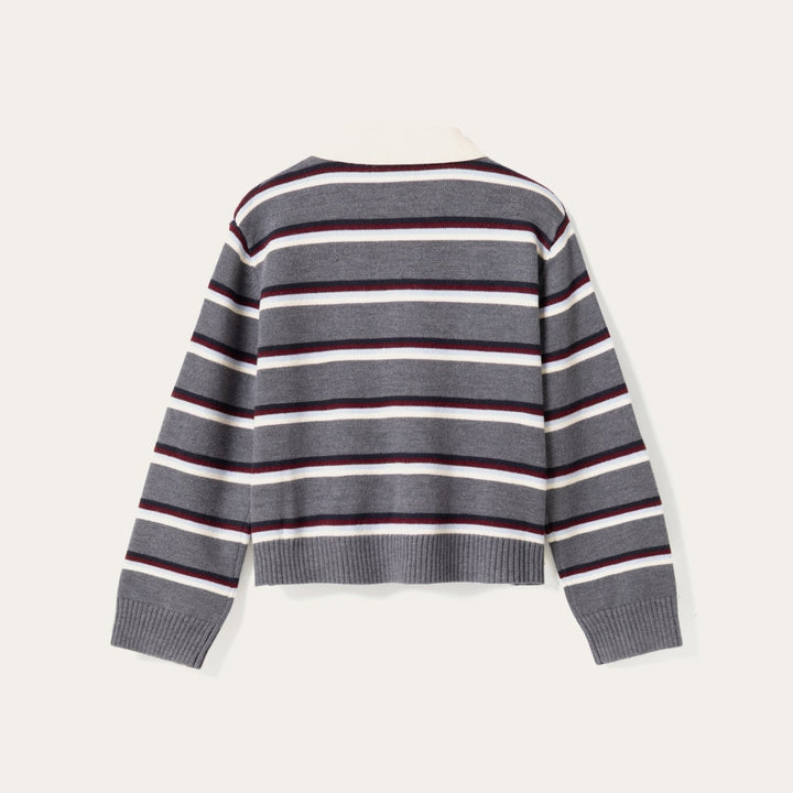 Noella Merryll Knit Delissa Grey Stripe