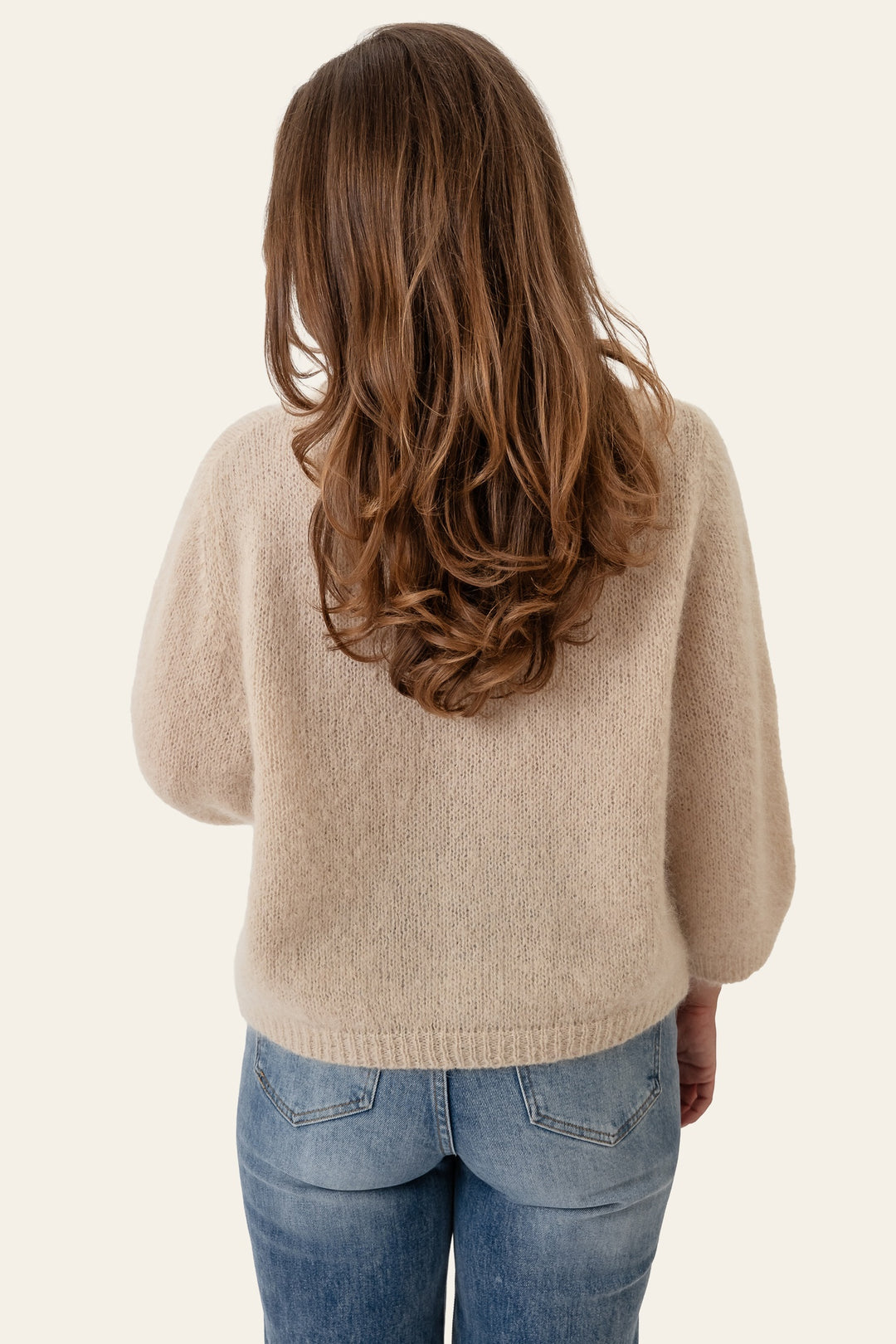 IdaIC 3/4 Cardigan Beige – bilde 2