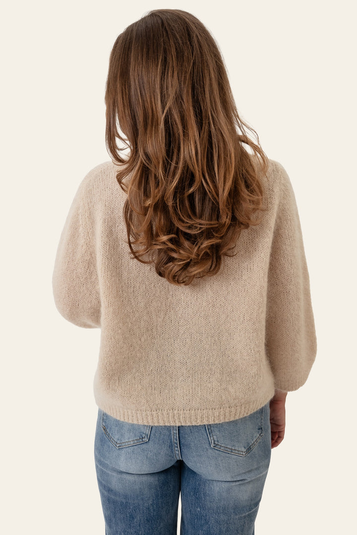IdaIC 3/4 Cardigan Beige – bilde 2