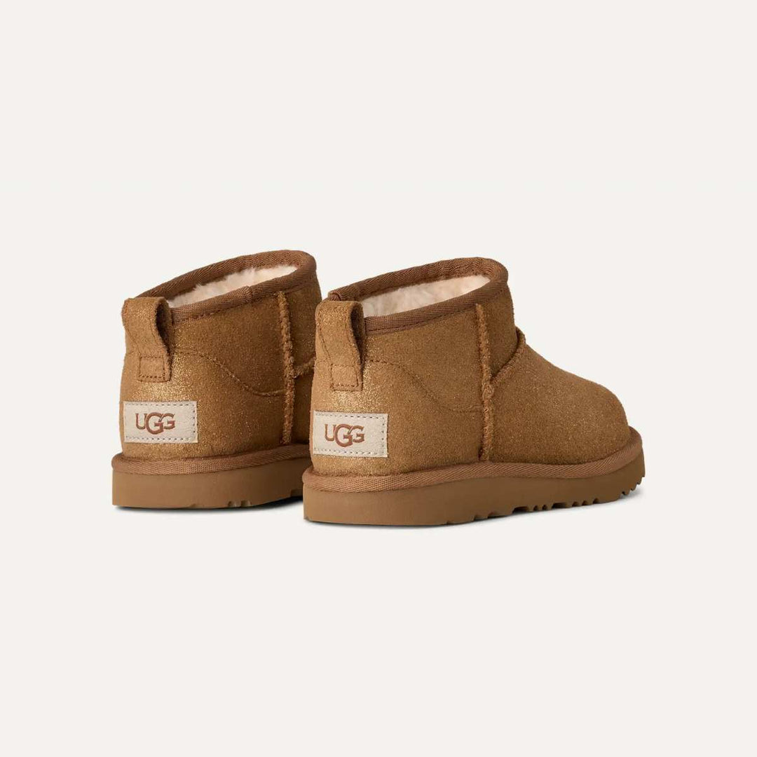 UGG K Classic Ultra Mini Dazzle Chestnut JR