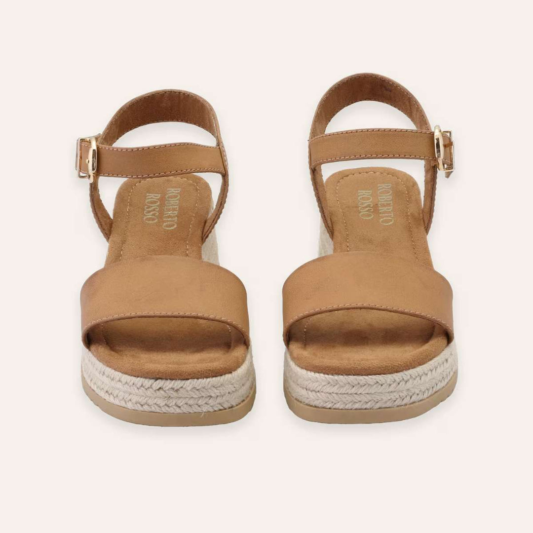 Roberto Rosso Lili Wedge Cognac W