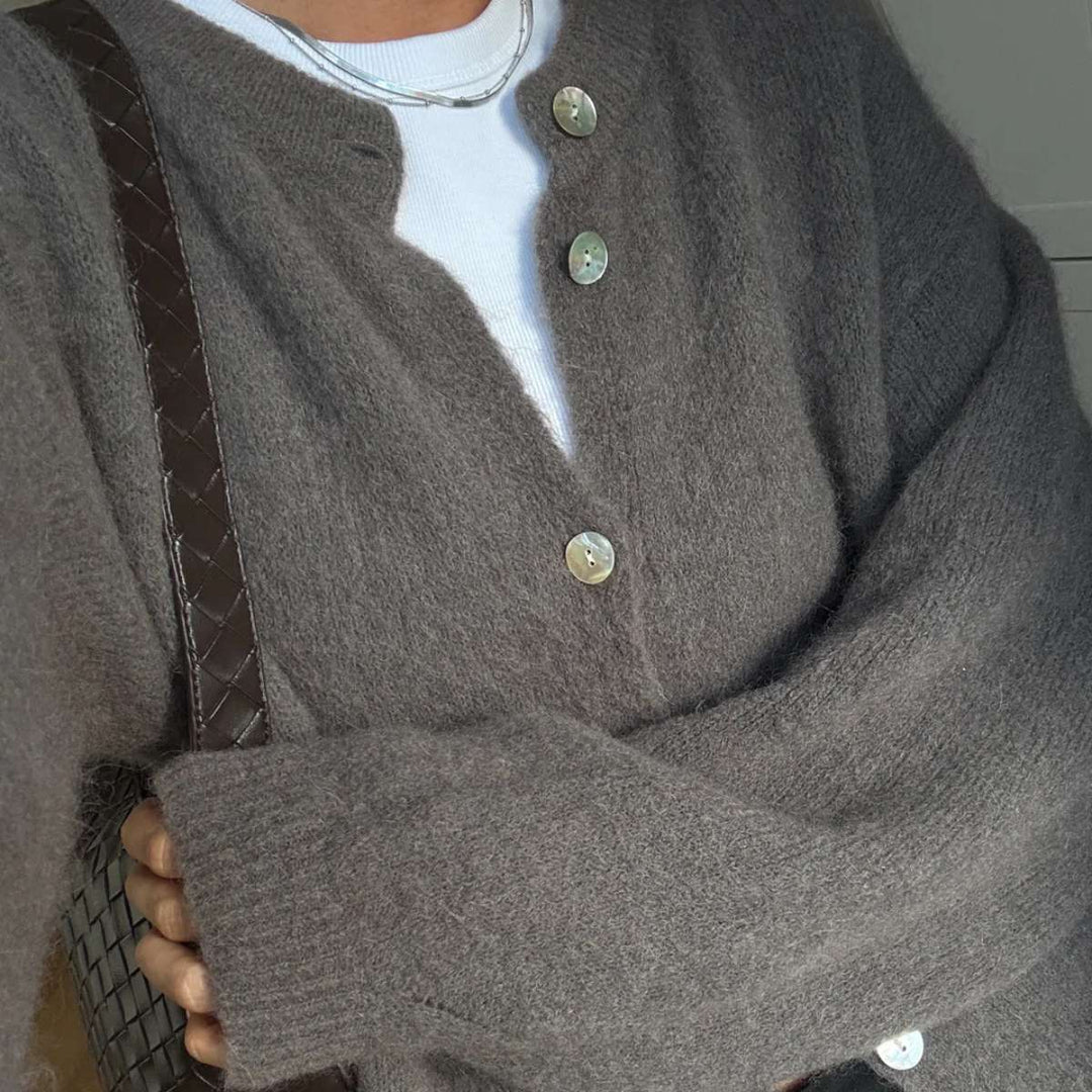 Noella Kae Knit Cardigan Coffee